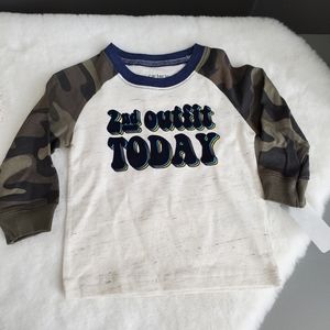 Carter's long sleeve shirt 6mo NWT